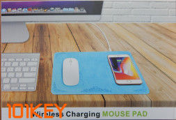 Коврик для мыши с беспроводной зарядкой для телефонов
