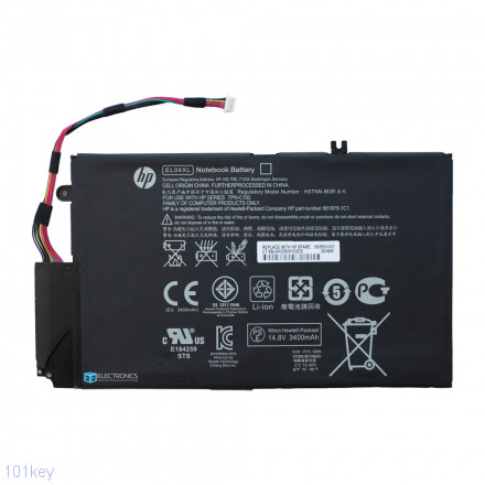 Аккумулятор HSTNN-IB3R EL04XL для ноутбуков HP Envy 4-1000 14.8v 52Wh черная ORIGINAL