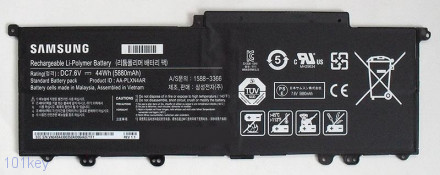 Аккумулятор для ноутбуков Samsung AA-PLXN4AR 7.6v 5880mAh, 44Wh
