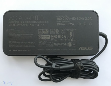 Блок питания (AC Adapter) PA-1121-28 Asus 19v 6.32a 120W разъем 6.0-3.7mm with pin slim original для ноутбуков Asus