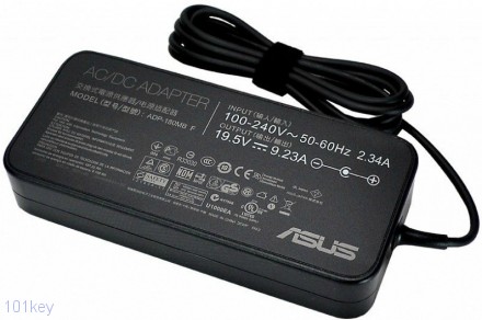 Блок питания (AC Adapter) Asus a17-180p1a 19.5v 9.23a 180W 6.0-3.7mm with pin slim original для ноутбуков Asus GL504GM, GL504GV, GL703GM, GL704GM, GM501GM, GX531GM, GL704GV
