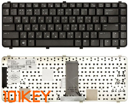 Клавиатура для ноутбука HP Compaq 6530S, 6730S, 6535S, 6735S черная