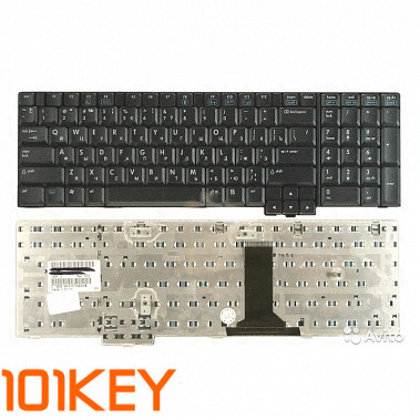 Клавиатура для ноутбука HP Compaq 8710P, 8710W черная