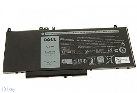 Аккумулятор для ноутбуков Dell 6MT4T 7,4v 6460 mAh ORIGINAL
