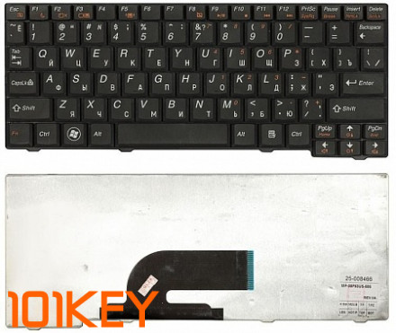 Клавиатура для ноутбука Lenovo IdeaPad S10-2, S10-3C черная