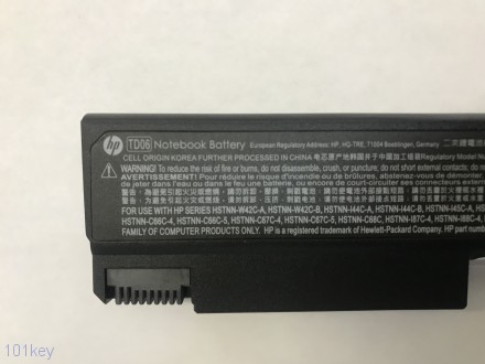 Оригинальная аккумуляторная батарея для ноутбуков HP TD06 10.8V 55Wh 4910mAh