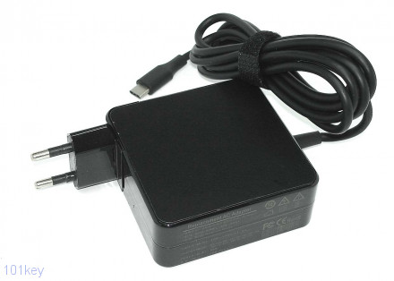 Блок питания (AC Adapter) ADL-65a для ноутбуков разъем USB Type-C 5v, 9v, 12v, 15v, 20v 65Watt для ноутбуков