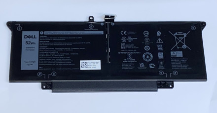 Аккумуляторная батарея для ноутбуков Dell Latitude 7310 7410 Series Type: JHT2H 7.6V 6500mAh 52Wh 
