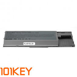 Аккумулятор для ноутбука Dell Latitude D620, D630, Precision M2300 Series. 11.1V 4400mAh PN: 310-9080, GD775 Серебряный