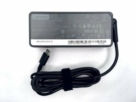Блок питания (Зарядное устройство) для ноутбука Lenovo ThinkPad X1 Carbon Gen 6 20v 3.25a 65W разъем Type-C