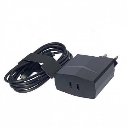 Оригинальный блок питания (зарядка) Lenovo LC-652 20V 3.25A 65W SQUARE разъём 2*Type-c для ноутбуков Lenovo