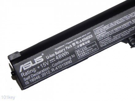 Аккумуляторная батарея a41n1501 +15v 48Wh 2950mAh для ноутбуков Asus ROG GL752VW, GL752V, N552VW, N552V ORIGINAL