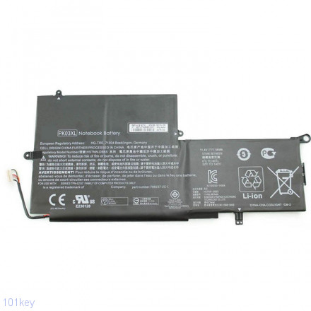 Оригинальная аккумуляторная батарея HP PK03XL 11.4V 4913mAh 56Wh для ноутбуков HP SPECTRE PRO X360 