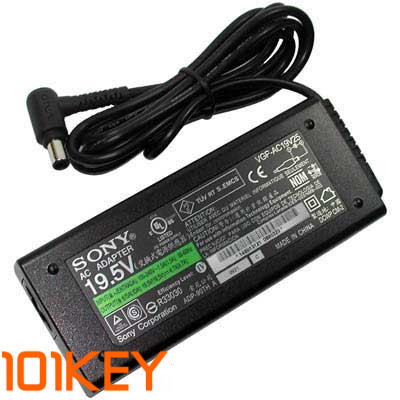 Блок питания для ноутбука Sony Vaio  VGN-CR41SRP 19.5V 4.74A разъём 6.5-4.4мм пин по центру