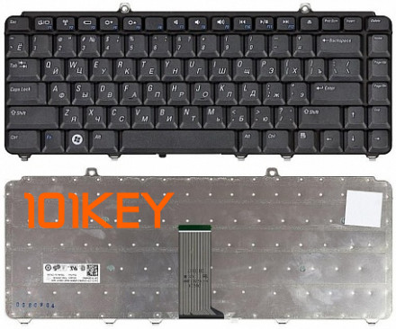 Клавиатура для ноутбука Dell Inspiron 1420, 1525, 1540, 1545 черная